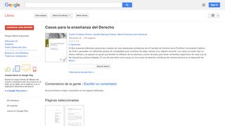 
                            6. Casos para la enseñanza del Derecho