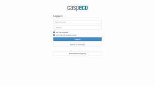 
                            1. Caspeco: Logga in