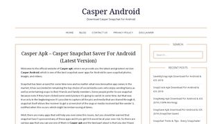 
                            13. Casper Apk V2.0.1 Free Download For Android Download (Latest 2019)