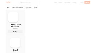 
                            7. Caspio Cloud Database + Gmail Integrations | Zapier