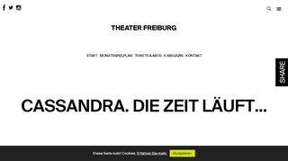 
                            13. Cassandra. Die Zeit läuft - Theater Freiburg