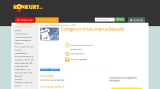 
                            10. Castiga un tricou marca Bascalie - Regulamentul ... - Konkurs.ro