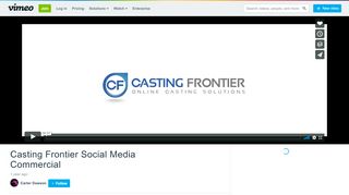 
                            13. Casting Frontier Social Media Commercial on Vimeo