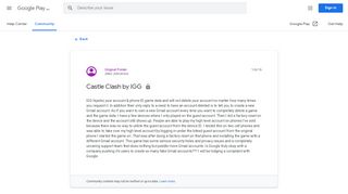 
                            7. Castle Clash by IGG - Google Product Forums