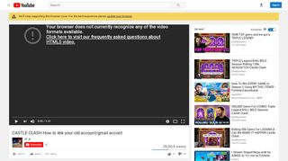 
                            7. CASTLE CLASH How to link your old account/gmail accont - YouTube