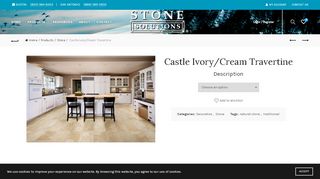 
                            13. Castle Ivory/Cream Travertine - Stone Solutions