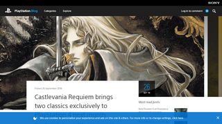 
                            9. Castlevania Requiem brings two classics exclusively to PlayStation 4 ...