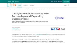 
                            13. Castlight Health Announces New Partnerships and Expanding ...