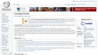 
                            6. Castlight Health - Wikipedia