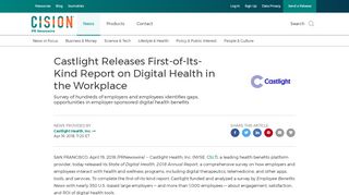
                            12. Castlight Releases First-of-Its-Kind Report on Digital Health in the ...