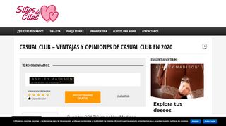 
                            3. ▷ Casual Club: Opiniones ¿La Mejor Web de Encuentros en 2019 ...