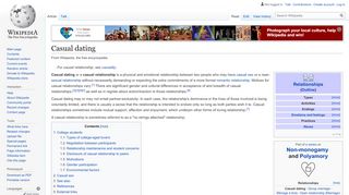 
                            12. Casual dating - Wikipedia