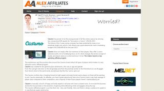 
                            7. Casumo Affiliate Program - AlexAffiliates.com