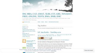 
                            11. CAT - iim, mba, cat, gmat, xlri, cet, gre, tenaday, free, online, tests ...