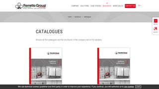 
                            13. Catalogues | Solutions and Products - Ferretto Group - Every ...