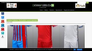 
                            5. Catania Pubblica web-tvCalcio: Domusbet sponsor Catania