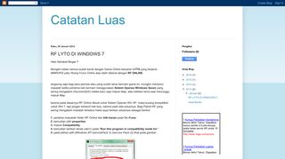 
                            10. Catatan Luas: RF LYTO DI WINDOWS 7