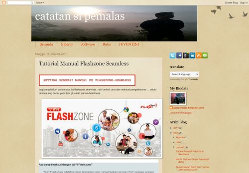 
                            13. catatan si pemalas: Tutorial Manual Flashzone Seamless