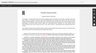 
                            7. catatan teknisi: template hotspot sekolah