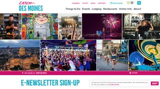 
                            12. Catch Des Moines Email Newsletter Sign-Up | Events, Travel