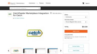 
                            11. CatchFeeder Marketplace Integration for Catch - Magento Marketplace