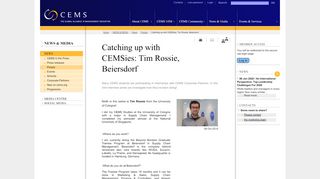 
                            11. Catching up with CEMSies: Tim Rossie, Beiersdorf | CEMS