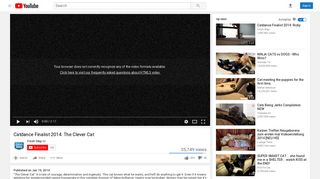 
                            8. Catdance Finalist 2014: The Clever Cat - YouTube