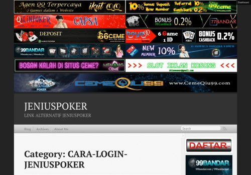 
                            5. Category : CARA-LOGIN-JENIUSPOKER « JENIUSPOKER - LINK ...