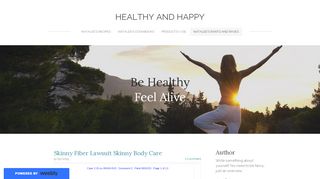 
                            12. Category: Skinny Body Care Lawsuit - healthy and happy