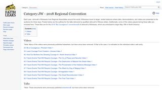 
                            6. Category:JW - 2018 Regional Convention - FaithLeaks Wiki