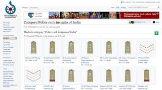 
                            7. Category:Police rank insignia of India - Wikimedia Commons