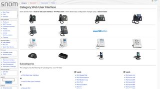 
                            6. Category:Web User Interface - Snom User Wiki