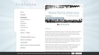 
                            2. Catering · Infinity - Infinity · Events & Catering