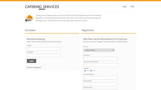 
                            10. Catering Services Migros - Login Webshop