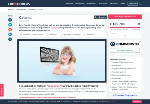 
                            8. Caterna - Companisto - CrowdCircus.com