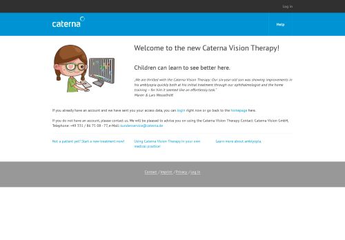 
                            3. Caterna Vision Therapy | Effortlessly learning to see