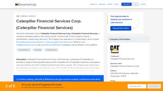 
                            12. Caterpillar Financial Services Corp. - BNamericas