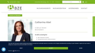 
                            6. Catharina Abel - Bereichsleiterin | BZE