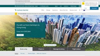 
                            6. Cathay Pacific: Online Flight Booking | Airfare | United Arab Emirates
