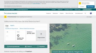 
                            9. Cathay Pacific: Reise buchen | Flüge | Aktuelle Angebote | Deutschland