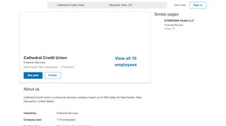 
                            8. Cathedral Credit Union | LinkedIn