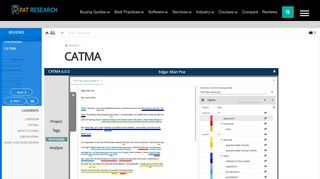 
                            13. CATMA - Compare Reviews, Features, Pricing in 2019 - PAT ...