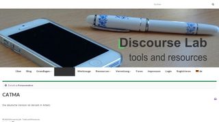 
                            10. CATMA – Discourse Lab – Tools and Resources