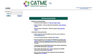 
                            12. CATME Project - LOGIN