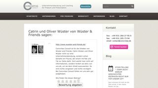 
                            11. Catrin und Oliver Wüster von Wüster & Friends sagen: