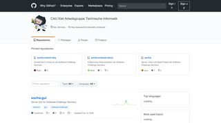 
                            13. CAU Kiel Arbeitsgruppe Technische Informatik · GitHub