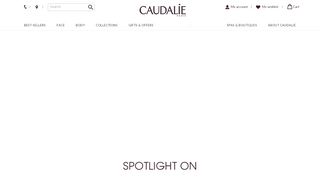 
                            2. Caudalie: Homepage