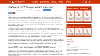 
                            9. Cautcoleg.ro: Vrei sa ne mutam impreuna? | La zi pe Metropotam