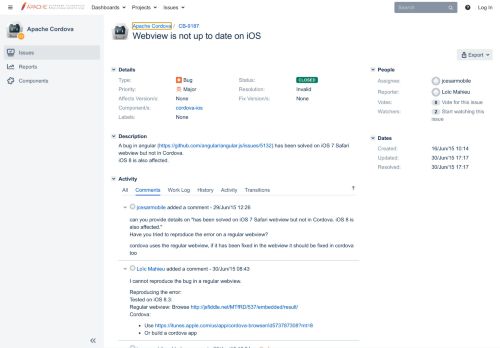 
                            12. [CB-9187] Webview is not up to date on iOS - ASF JIRA - Apache issues