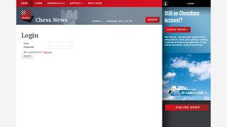 
                            9. CB News - Login - ChessBase